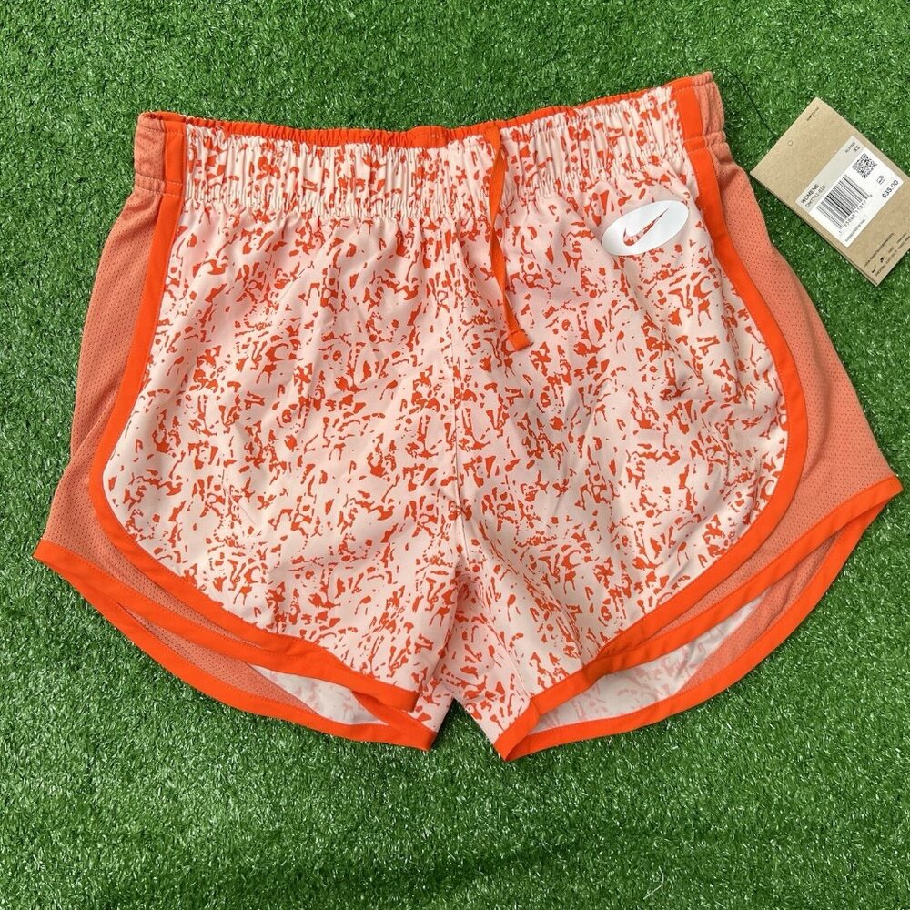 Nike Running Shorts Size XS Womens Dri Fit Orange White $35